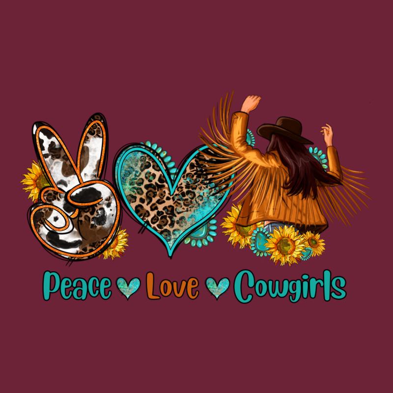 Peace Love Cowgirls Long Sleeve Tee by OliviaCreatesArt | Teevron