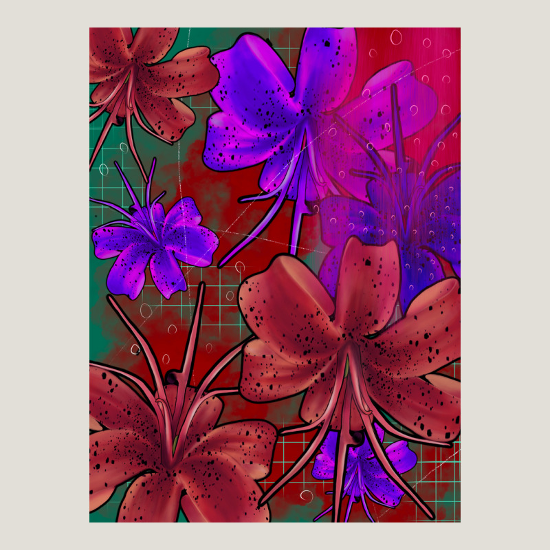Floral Pattern Heavy Core Tee by JahusDesignShop | Teevron