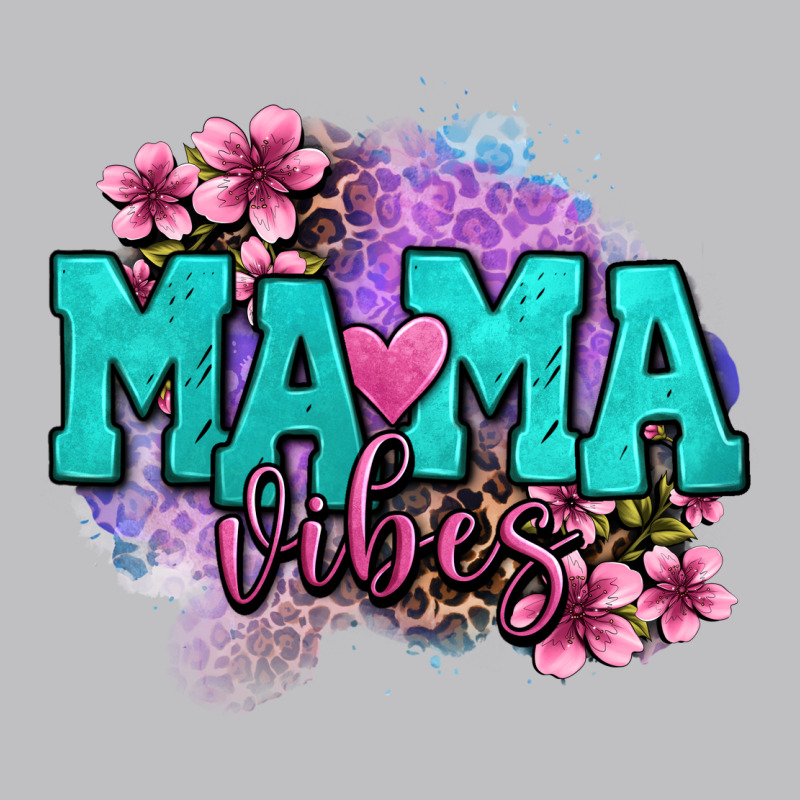 Mama Vibes Floral Long Sleeve Tee by OliviaCreatesArt | Teevron