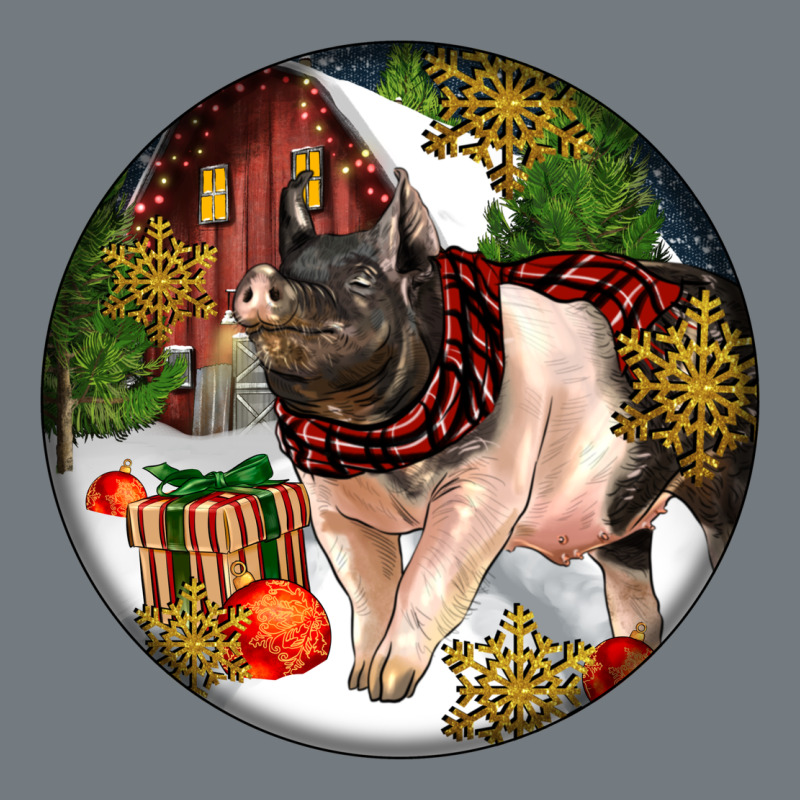 Hampshire Sow Pig Christmas Heavyweight Sweatshirt by LillyAllenDesigns | Teevron