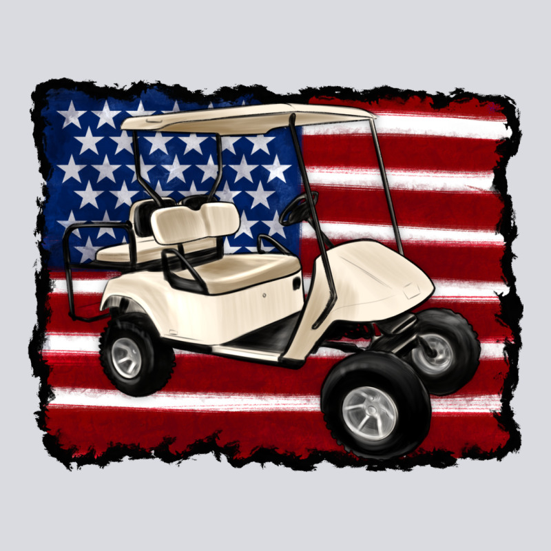 Golf Cart American Flag Zipper Hoodie by Artiststas | Teevron