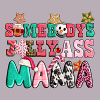 Somebody Jolly Ass Mama Pink Christmas Vintage Tee | Teevron