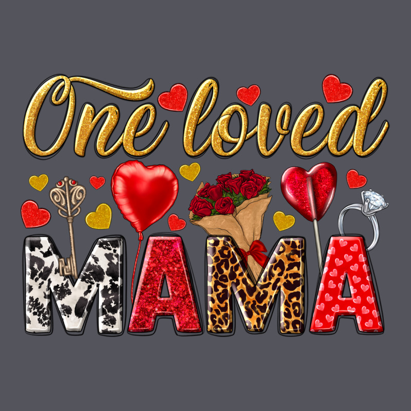 One Loved Mama Valentines Day Vintage Hoodie by HowdyJamesFarm | Teevron