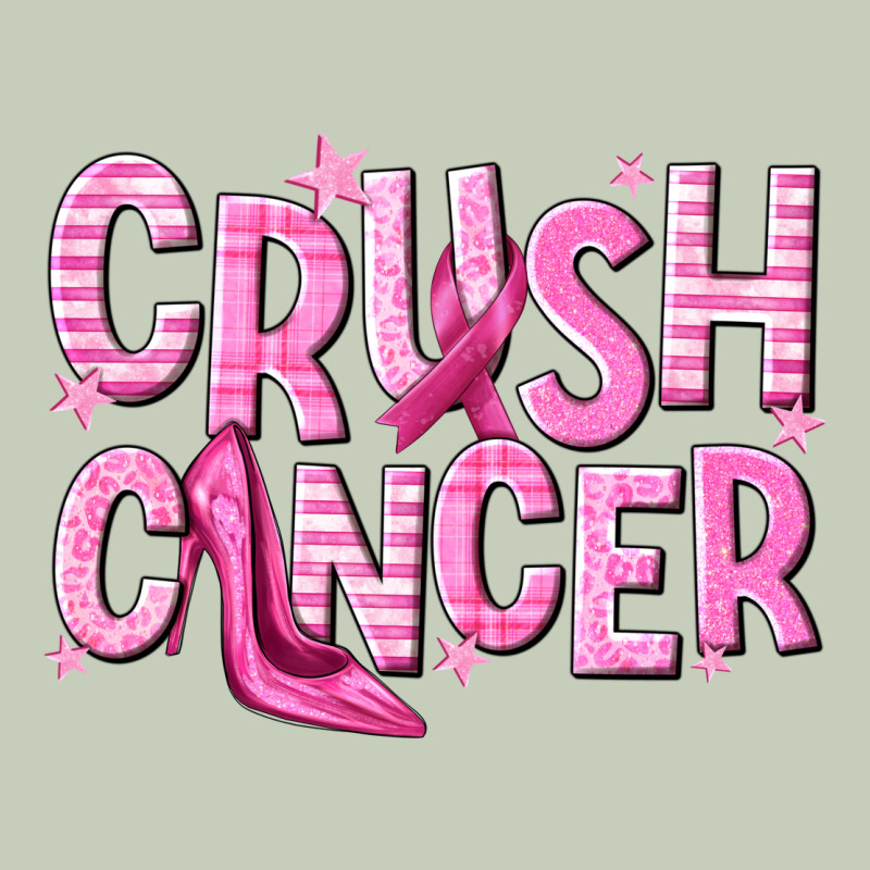 Crush Cancer Ladies Tee by NancyCooperArtShop | Teevron