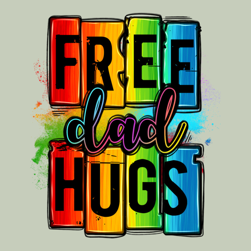 Free Dad Hugs Long Sleeve Tee by OliviaCreatesArt | Teevron