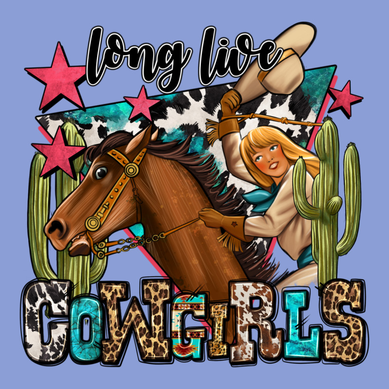 Long Live Cowgirls Long Sleeve Tee by OliviaCreatesArt | Teevron