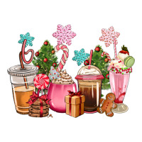 pink christmas coffe cups | Teevron