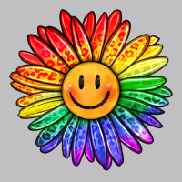 Rainbow Smiley Face Sunflower Long Sleeve Tee | Teevron