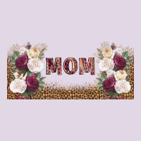 Mom Burgundy Flowers With Leopard Classic Tee | Teevron