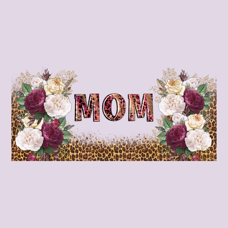Mom Burgundy Flowers With Leopard Classic Tee by TumblerDesignByShophia | Teevron