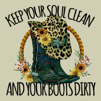 Keep Your Soul Clean And Your Boots Dırty Cowgirl Boots Heavy Core Tee | Teevron