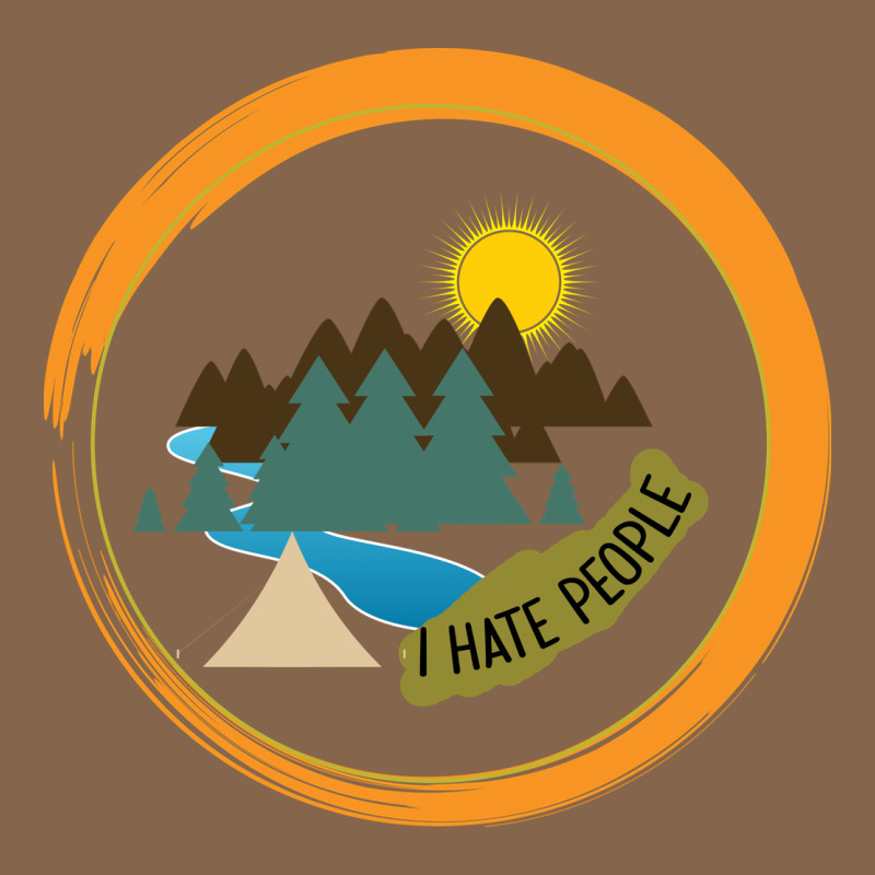 I Hate People Camping Hiking Premium Tee by Bettercallsaul | Teevron