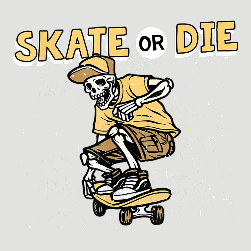 Skate Or Die Funny Skeleton Skating Skater Halloween Costume Classic Tee by longCreatives | Teevron