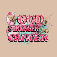 My God Is Stronger Than Cancer Urban Heavy Tee | Teevron