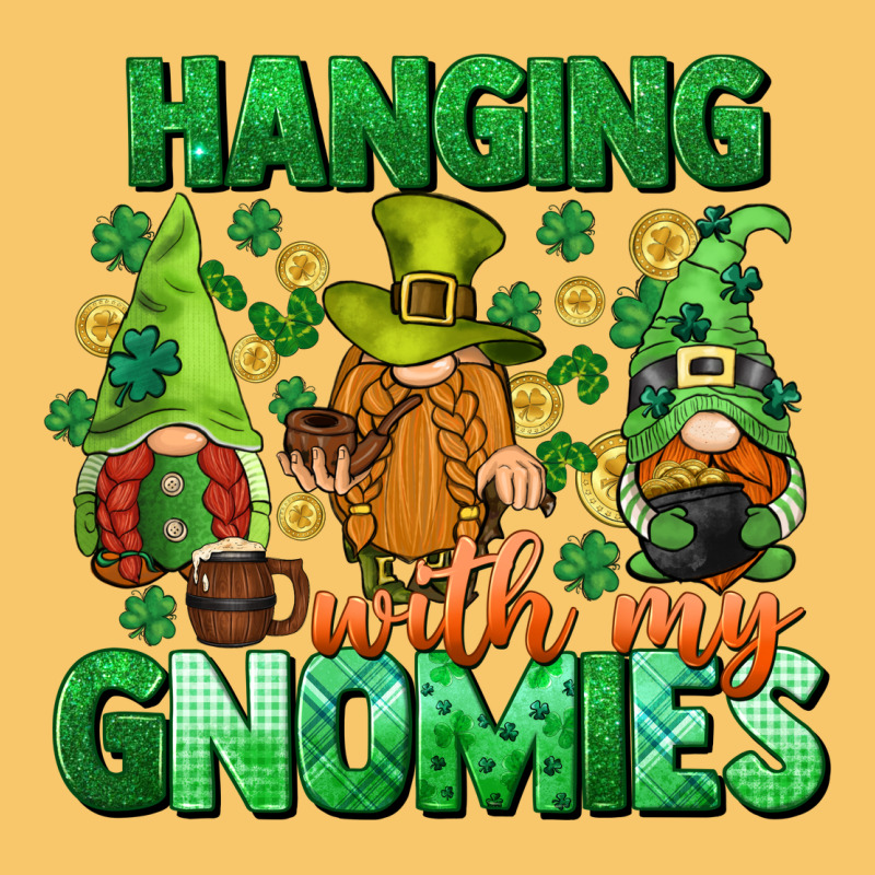 St. Patrick's Day Gnomes Vintage Hoodie by CowGirlArtShop | Teevron