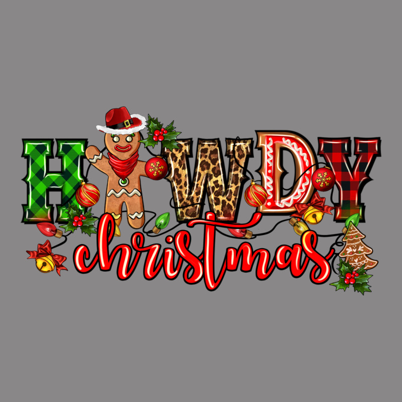 Howdy Christmas Gingerman Bread With Cowboy Vintage Tee by CowGirlArtShop | Teevron