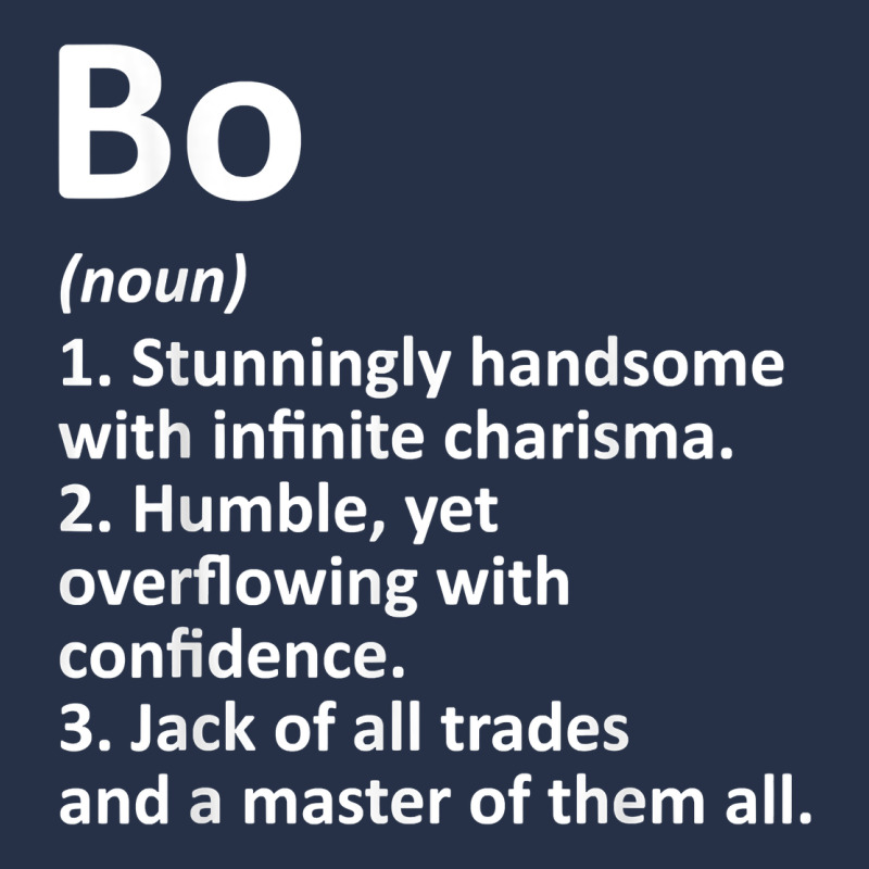 Bo Definition Personalized Name Funny Birthday Gift Idea Premium Hoodie by longCreatives | Teevron