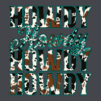 Howdy Cowhide Turquoise Long Sleeve Tee | Teevron