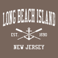 Long Beach Island Nj Vintage Crossed Oars & Boat Anchor Spor Premium Hoodie | Teevron