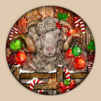 Christmas Merino Wool Sheep Heavyweight Sweatshirt | Teevron