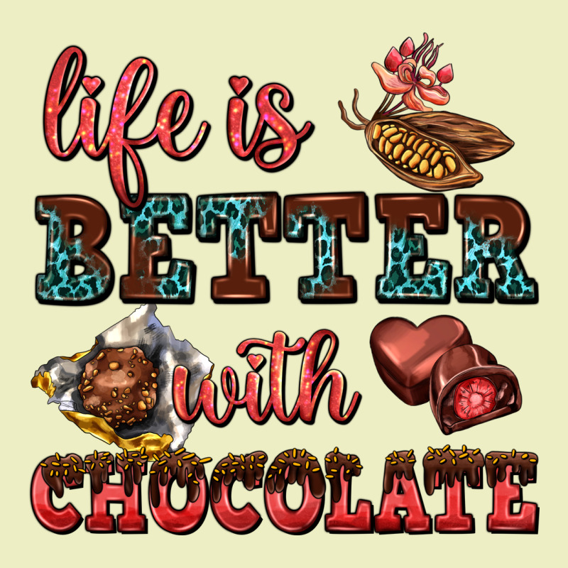 Life Is Better With Chocolate Urban Hoodie by AdoDesignShop | Teevron