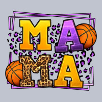 Purple And Gold Basketball Leopard Frame Mama Premium Hoodie | Teevron