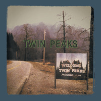 Twin Peaks City Limits Welcome Sign Vintage Urban Heavy Tee | Teevron