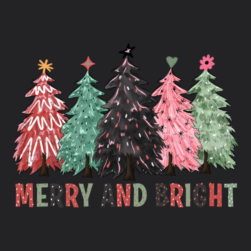Merry And Bright Vintage Tee by CowGirlArtShop | Teevron
