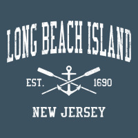 Long Beach Island Nj Vintage Crossed Oars & Boat Anchor Spor Urban Heavy Tee | Teevron