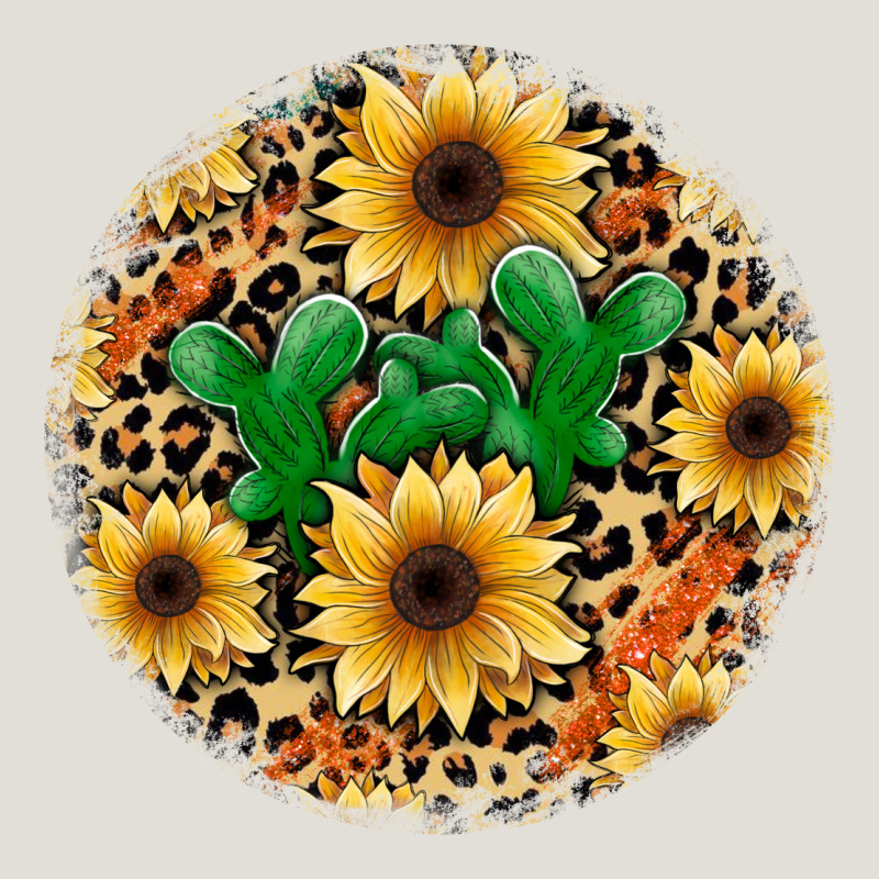 Leopard Cactus Sunflower Heavy Core Tee by JahusDesignShop | Teevron