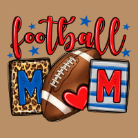 Football Mom Red And Blue Team Color Mother's Day Vintage Hoodie | Teevron