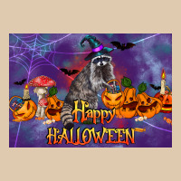 Happy Halloween Raccoon Heavyweight Sweatshirt | Teevron
