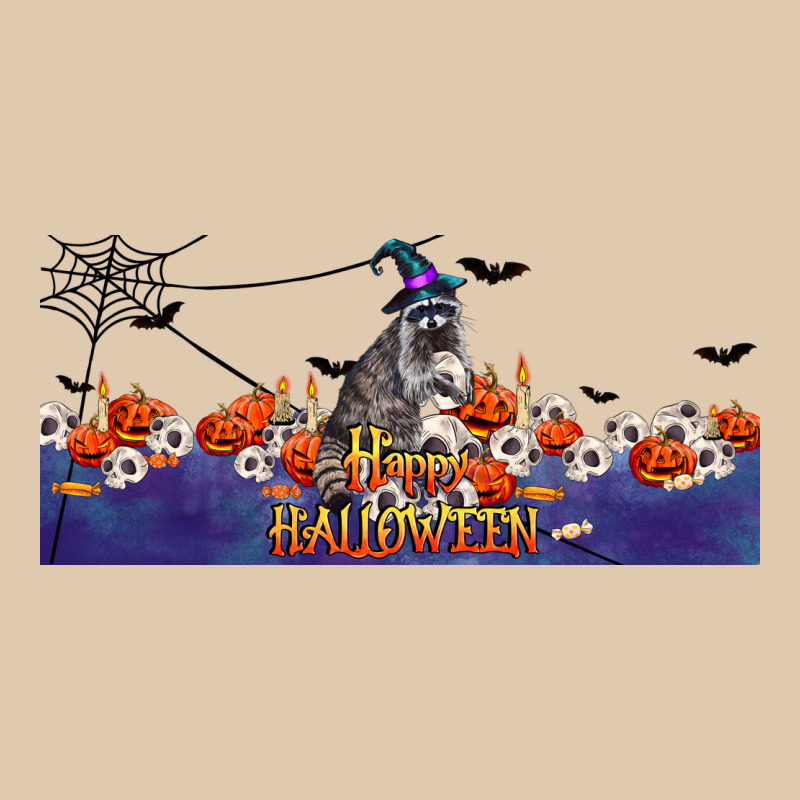 Happy Halloween Raccon Heavyweight Sweatshirt by LillyAllenDesigns | Teevron