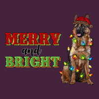 Merry And Bright German Shepherd Long Sleeve Tee | Teevron