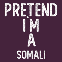 Pretend I`m A Somali Shirt Funny Halloween Premium Tee | Teevron