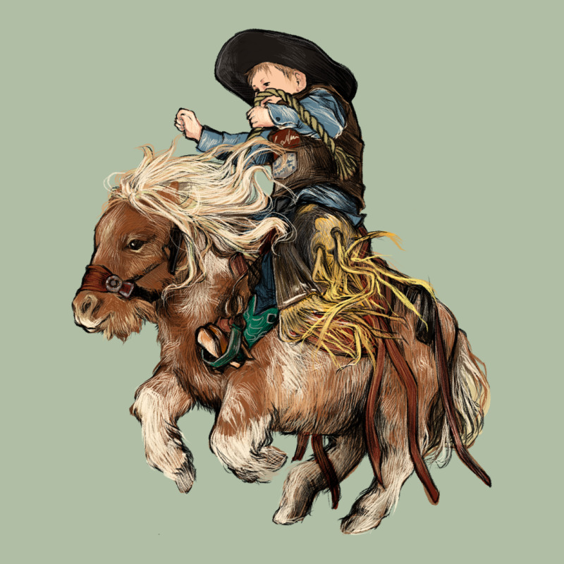 Midilli Little Cowboy Kid Rodeo Urban Heavy Tee by HowdyJamesFarm | Teevron