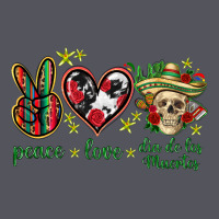 Peace Love Dia De Los Muertos Mexico Vintage Hoodie | Teevron