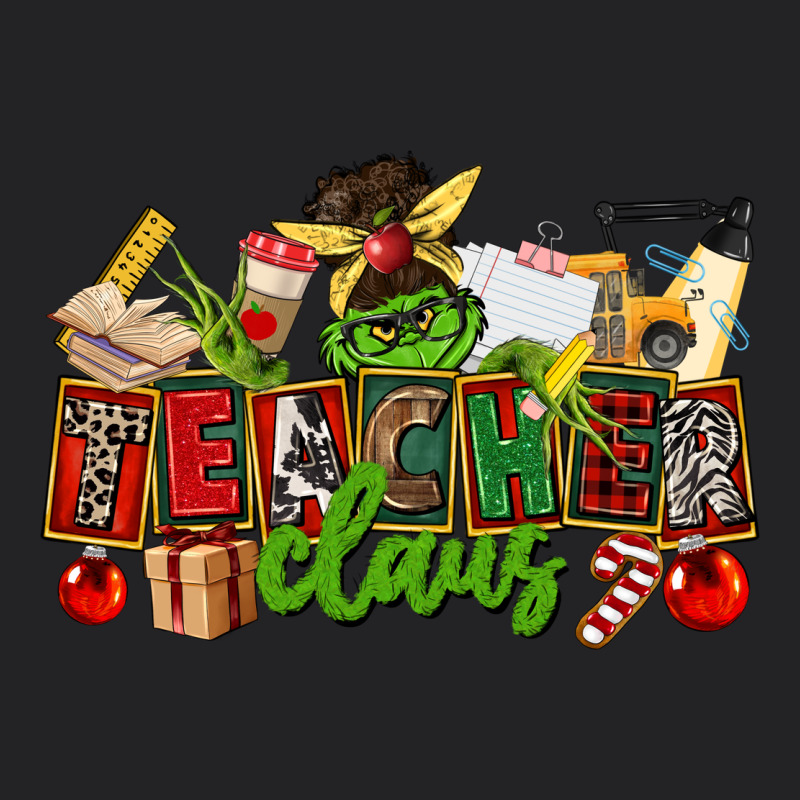 Teacher Claus Christmas Vintage Tee by CowGirlArtShop | Teevron