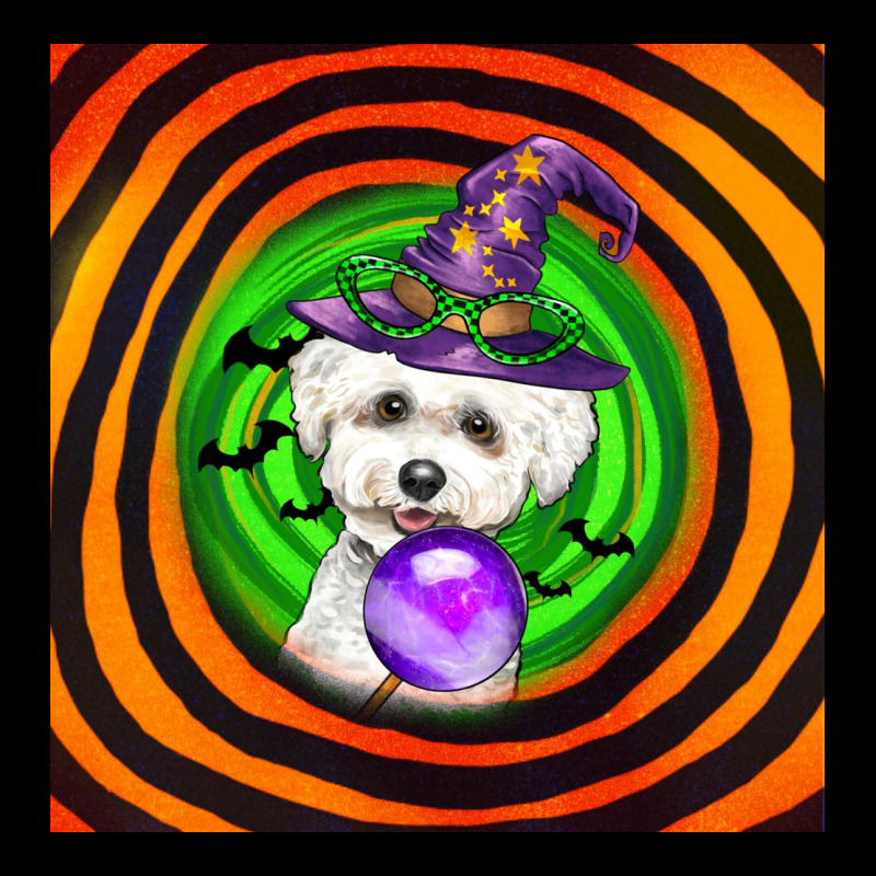 Halloween Bichons Frise Dog Heavyweight Sweatshirt by LillyAllenDesigns | Teevron