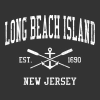Long Beach Island NJ Vintage Crossed Oars & Boat Anchor Spor | Teevron