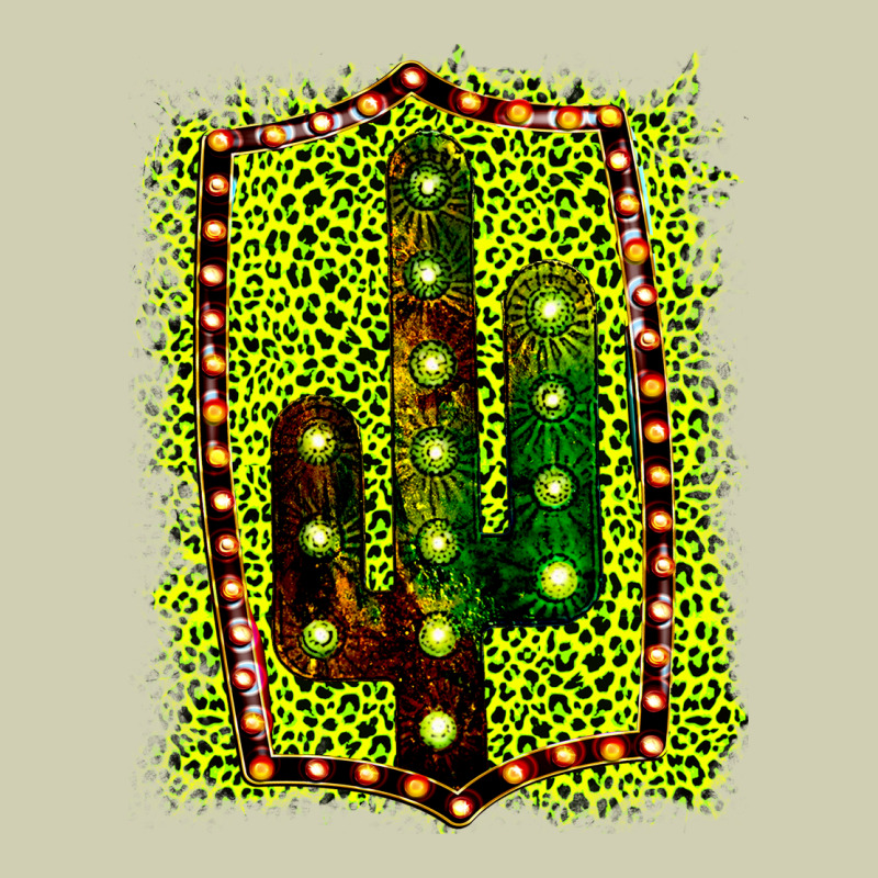 Cactus Leopard Frame Heavy Core Tee by Bettercallsaul | Teevron