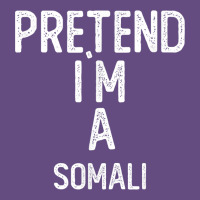 Pretend I`m A Somali Shirt Funny Halloween Vintage Hoodie | Teevron