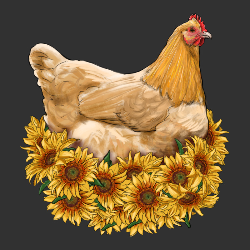 Chicken With Sunflowers Urban Heavy Tee by RanaPortraitStore | Teevron
