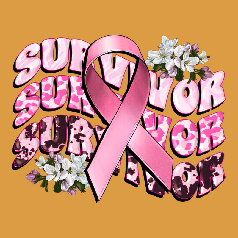 Survivor Breast Cancer Urban Heavy Tee by CowGirlArtShop | Teevron