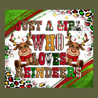Just A Girl Who Loves Reindeer Vintage Tee | Teevron