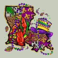 Mardi Gras Louisiana Map Long Sleeve Tee | Teevron