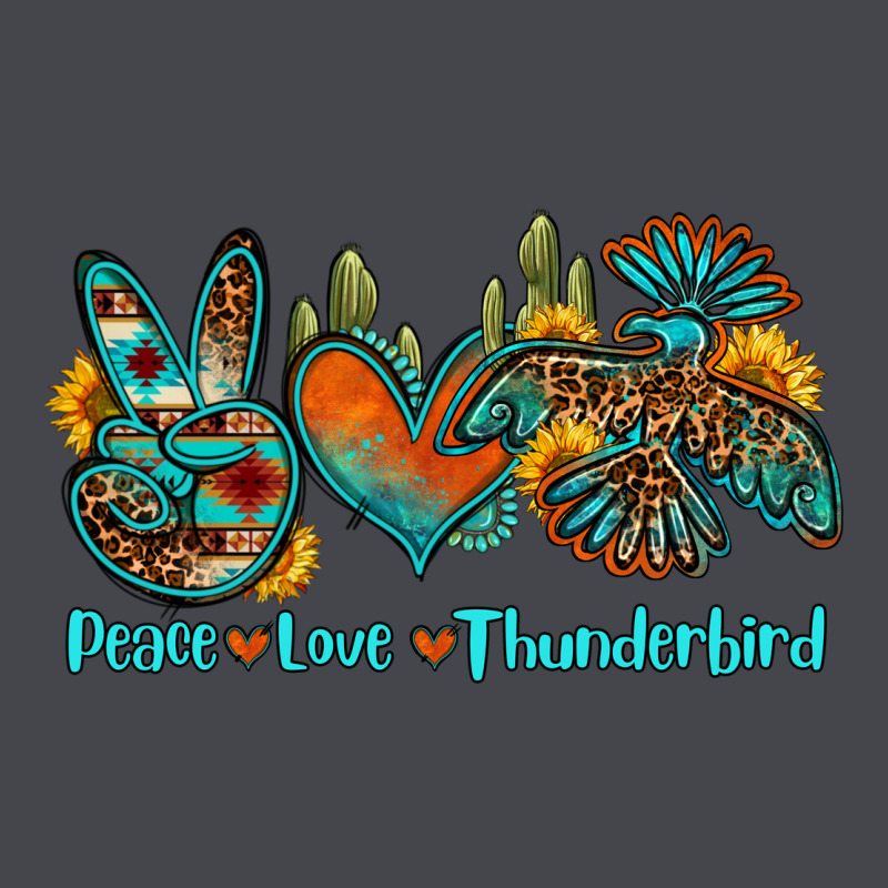 Peace Love Thunderbird Long Sleeve Tee by OliviaCreatesArt | Teevron