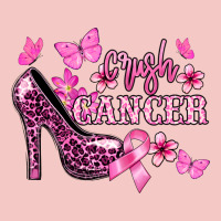 Crush Cancer With High Heels Cancer Awareness Urban Heavy Tee | Teevron