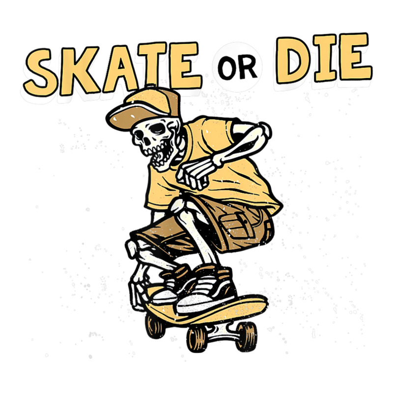 Skate Or Die Funny Skeleton Skating Skater Halloween Costume Premium Sweatshirt by longCreatives | Teevron