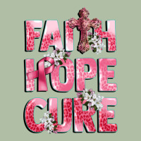 Faith Hope Cure Breast Cancer Urban Heavy Tee | Teevron
